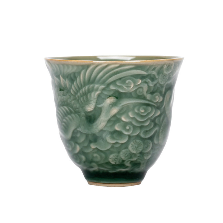 Buddha Stones Sosna Ceramiczny Filiżanka Kung Fu Filiżanka do Herbaty 80ml