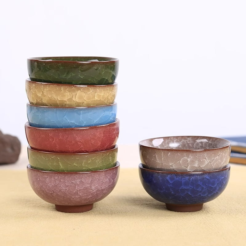 Buddha Stones Śliczna Rybka Koi Ceramiczna Filiżanka Do Herbaty Kung Fu Miska 45ml