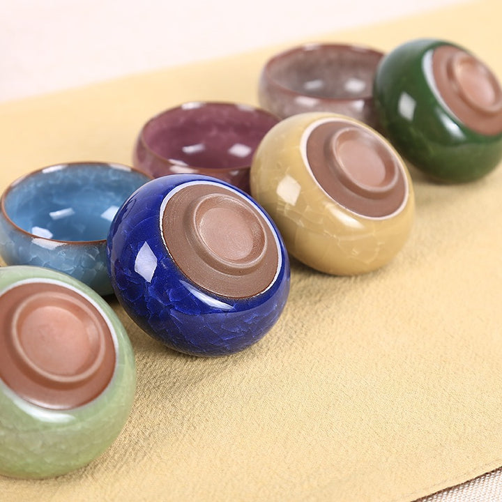 Buddha Stones Śliczna Rybka Koi Ceramiczna Filiżanka Do Herbaty Kung Fu Miska 45ml