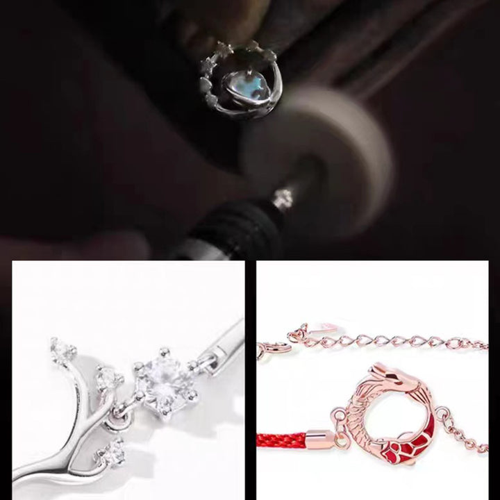 Buddha Stones 925 Srebro Sterling Rok Smoka Miedź Koi Ryba Szczęście Ochrona Bransoletka