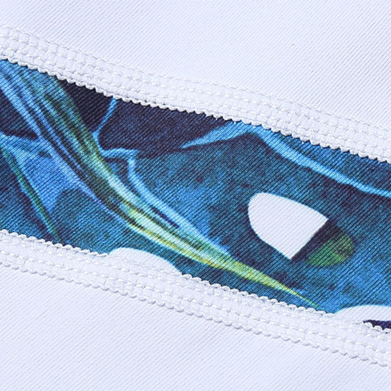 Buddha Stones 2 szt. Słonecznikowe kwiaty liście nadruk spodnie sportowe fitness joga damskie zestawy do jogi - image 20