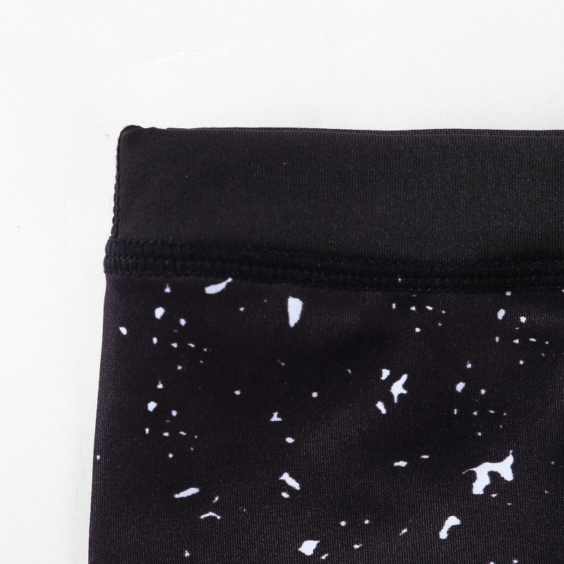 Buddha Stones Linie Chwasty Kwiaty Sakury Czarne Spodnie z nadrukiem drzewa Sportowe legginsy do jogi Damskie spodnie do jogi - image 12