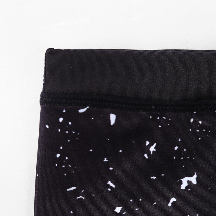 Buddha Stones Linie Chwasty Kwiaty Sakury Czarne Spodnie z nadrukiem drzewa Sportowe legginsy do jogi Damskie spodnie do jogi - image 12