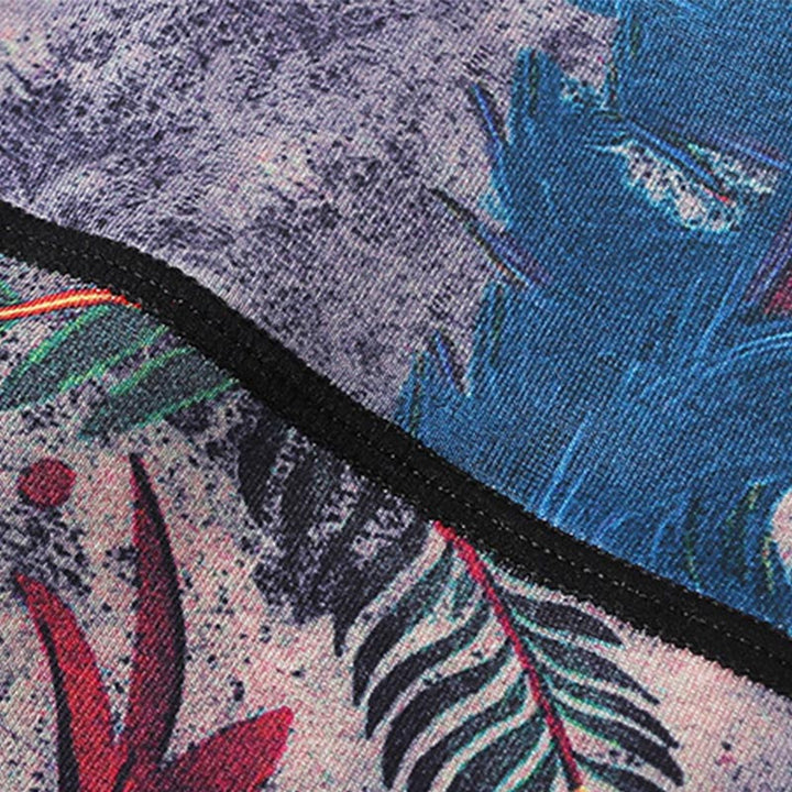 Buddha Stones Czerwone Niebieskie Pawie Pióra Spodnie Sportowe Fitness Joga Legginsy Damskie Spodnie do Jogi - image 10