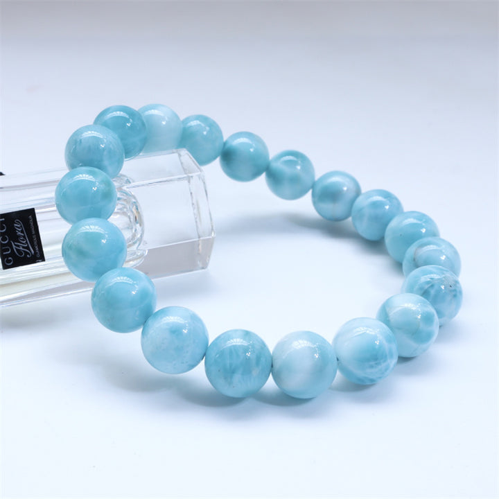 Bransoletka z Buddha Stones naturalna Larimar Wisdom Confidence