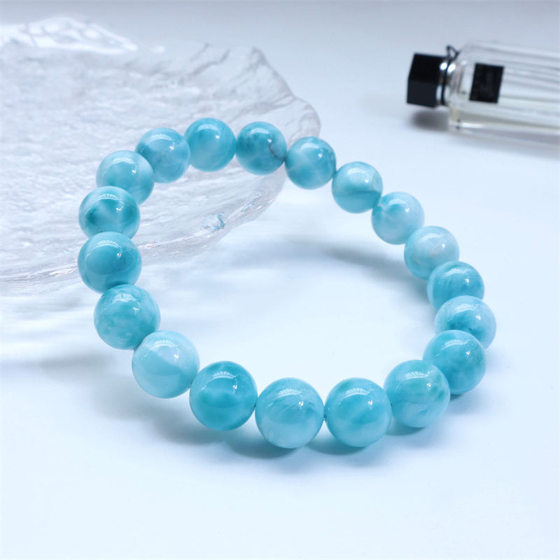 Bransoletka z Buddha Stones naturalna Larimar Wisdom Confidence