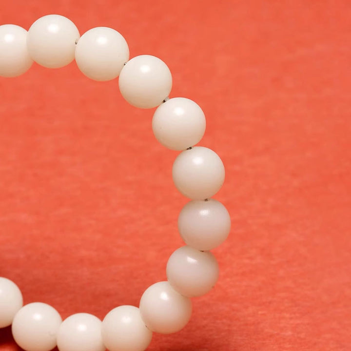 Buddha Stones Nasiona Bodhi Czerwony Agat Czarny Obsydian Różowy Kryształ Rutilated Quartz Bransoletka Mala Na Nadgarstek Pokoju