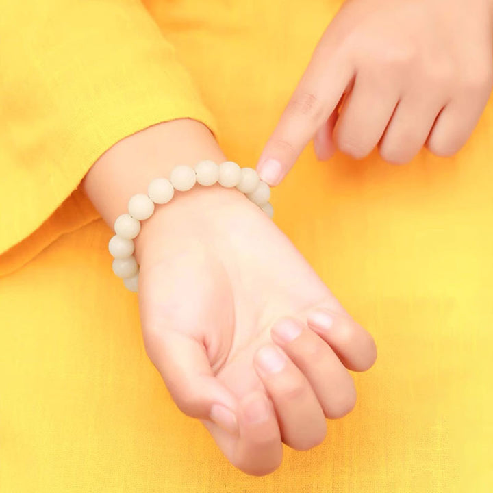 Buddha Stones Nasiona Bodhi Czerwony Agat Czarny Obsydian Różowy Kryształ Rutilated Quartz Bransoletka Mala Na Nadgarstek Pokoju