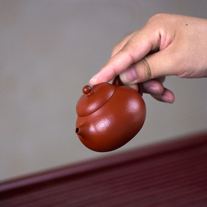 Buddha Stones Yixing Wszystko ręcznie Wen Dan Brązowy Fioletowy Gliniany Czajnik Kung Fu