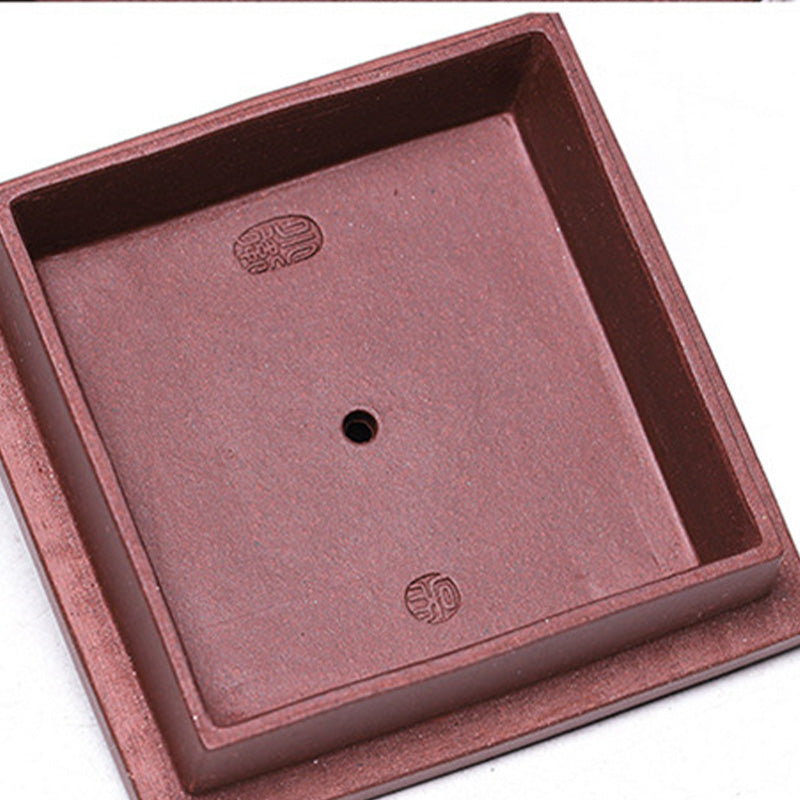 Buddha Stones Yixing Wszystko Ręcznie Robione Gomoku Gra w Szachy Fioletowa Glina Kung Fu Kwadratowy Czajnik 280ml