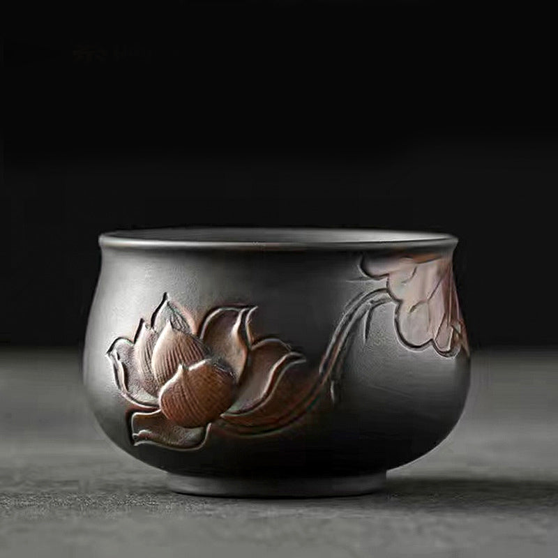 Buddha Stones Liść Lotosu Kwiat Krajobraz Smok Bambus Ceramiczny Filiżanka Kung Fu Filiżanka Miska