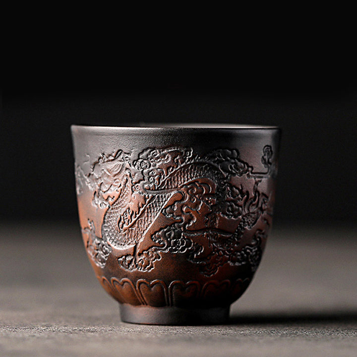 Buddha Stones Liść Lotosu Kwiat Krajobraz Smok Bambus Ceramiczny Filiżanka Kung Fu Filiżanka Miska