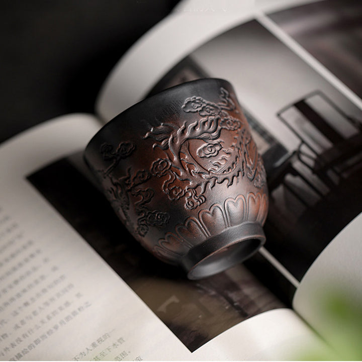 Buddha Stones Liść Lotosu Kwiat Krajobraz Smok Bambus Ceramiczny Filiżanka Kung Fu Filiżanka Miska