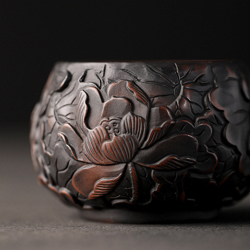 Buddha Stones Liść Lotosu Kwiat Krajobraz Smok Bambus Ceramiczny Filiżanka Kung Fu Filiżanka Miska