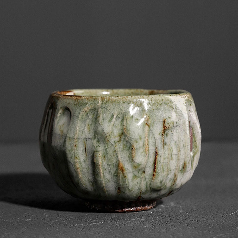 Buddha Stones ręcznie robione proste spękane tekstury lodu chiński Jianzhan ceramiczny kubek do herbaty Kung Fu kubek do herbaty