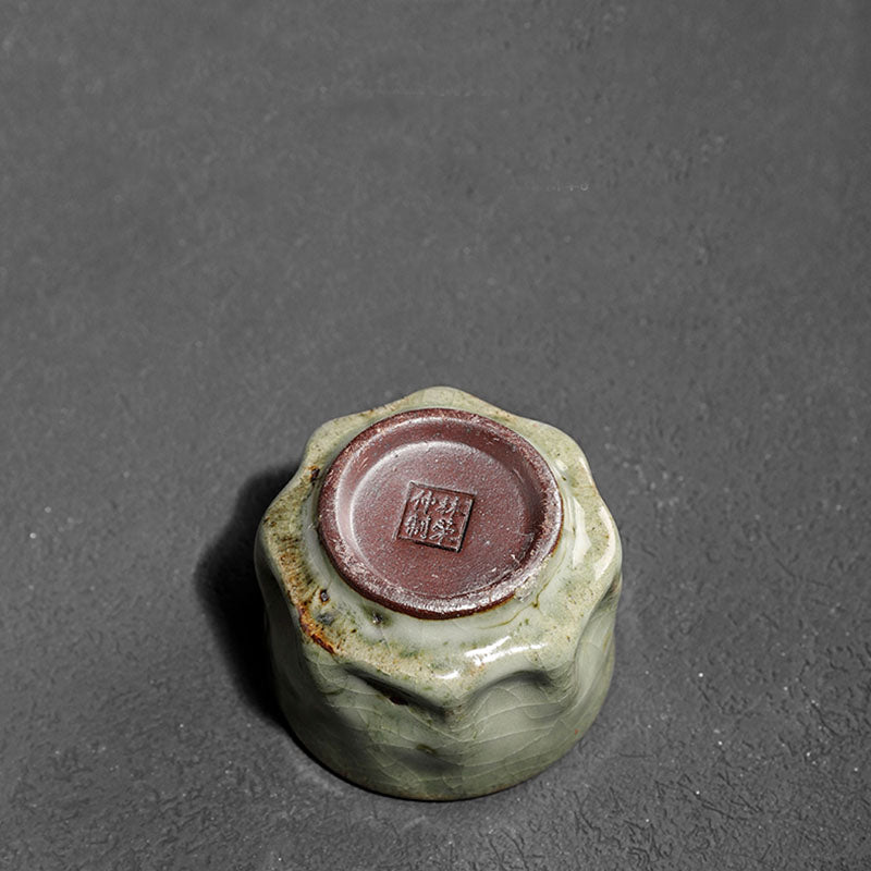 Buddha Stones ręcznie robione proste spękane tekstury lodu chiński Jianzhan ceramiczny kubek do herbaty Kung Fu kubek do herbaty
