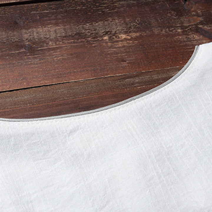 Buddha Stones 2 szt. Prosty design Białe spodnie do medytacji jogi Zen Tai Chi Bawełna Lniana Odzież damska Zestaw - image 11