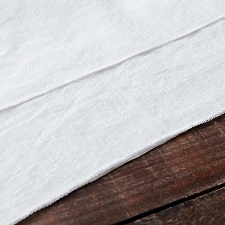 Buddha Stones 2 szt. Prosty design Białe spodnie do medytacji jogi Zen Tai Chi Bawełna Lniana Odzież damska Zestaw - image 15