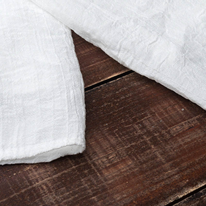 Buddha Stones 2 szt. Prosty design Białe spodnie do medytacji jogi Zen Tai Chi Bawełna Lniana Odzież damska Zestaw - image 18