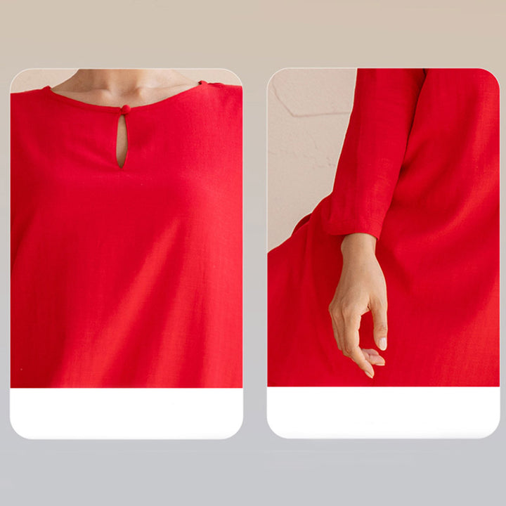 Buddha Stones 2 szt. Prosty design Tai Chi Medytacja Joga Odzież Top Spodnie Zestaw damski - image 19