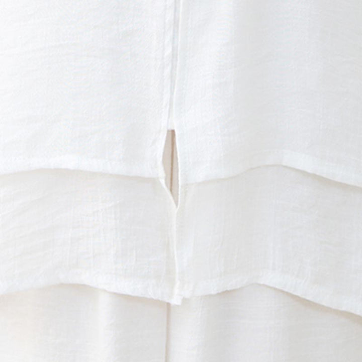 Buddha Stones 2 szt. Proste chińskie żaby guziki spodnie do medytacji joga zen tai chi bawełna odzież damska zestaw - image 13