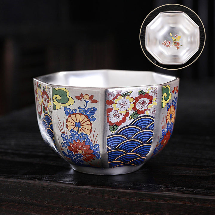 Buddha Stones Chryzantemy Ceramiczny Filiżanka Kung Fu Filiżanka do Herbaty
