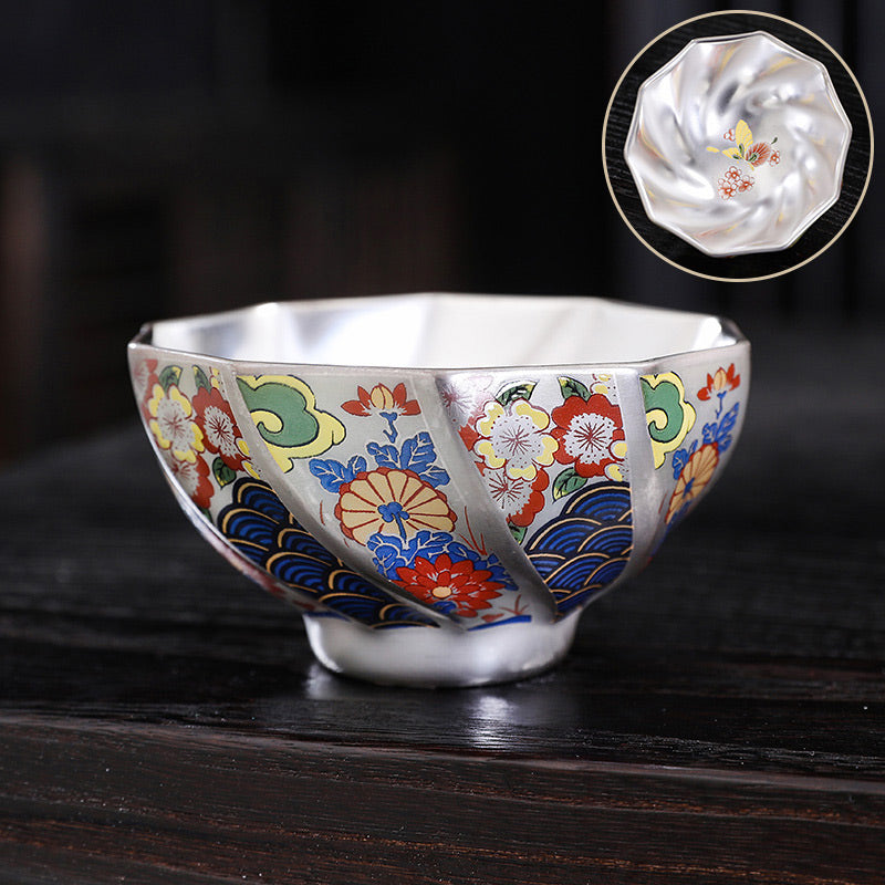 Buddha Stones Chryzantemy Ceramiczny Filiżanka Kung Fu Filiżanka do Herbaty