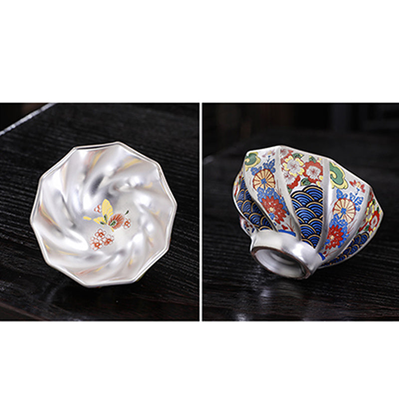 Buddha Stones Chryzantemy Ceramiczny Filiżanka Kung Fu Filiżanka do Herbaty