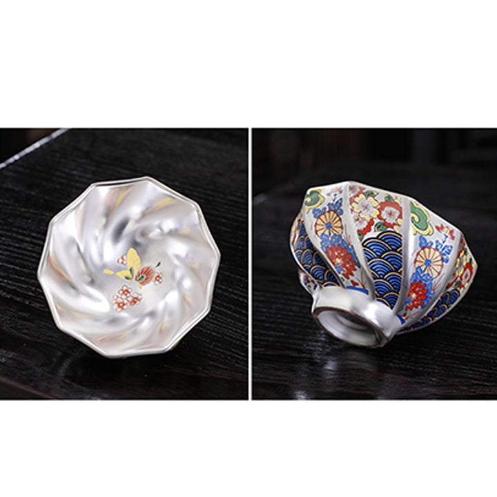 Buddha Stones Chryzantemy Ceramiczny Filiżanka Kung Fu Filiżanka do Herbaty