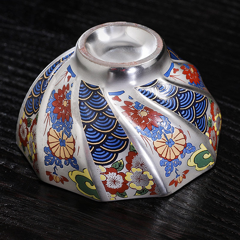 Buddha Stones Chryzantemy Ceramiczny Filiżanka Kung Fu Filiżanka do Herbaty