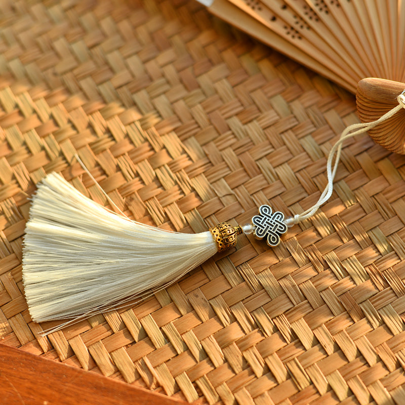 Buddha Stones Kwiaty Sakura Ręczny Składany Wachlarz Bambusowy 21 cm