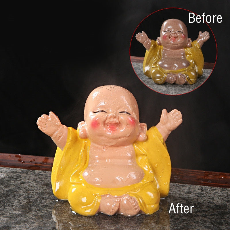 Buddha Stones Zmieniające Kolor Śmiejący Się Budda Żywica Herbata Zwierzę Domowe Bogactwo Figurka Dekoracja - image 1