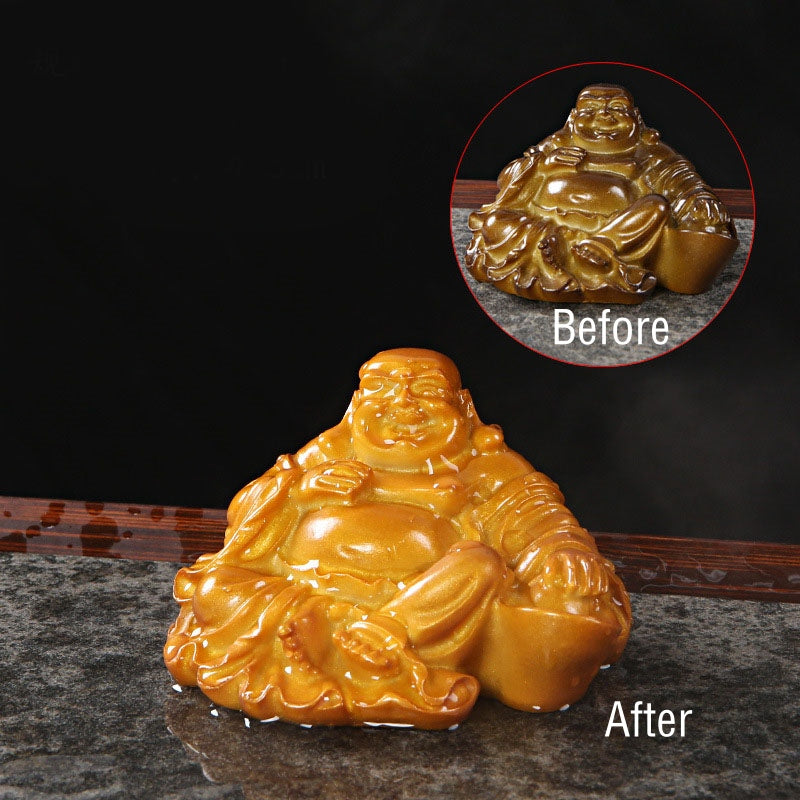 Buddha Stones Zmieniające Kolor Śmiejący Się Budda Żywica Herbata Zwierzę Domowe Bogactwo Figurka Dekoracja