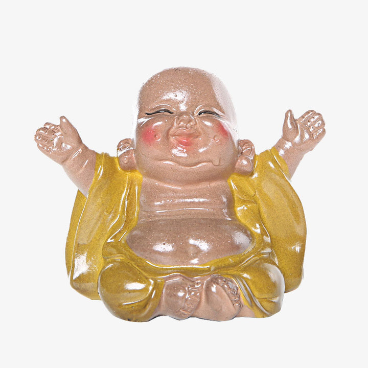 Buddha Stones Zmieniające Kolor Śmiejący Się Budda Żywica Herbata Zwierzę Domowe Bogactwo Figurka Dekoracja - image 10