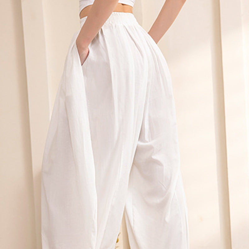 Spodnie do jogi damskie z prostym wzorem w Buddha Stones , sportowe, fitnessowe i do jogi - image 15