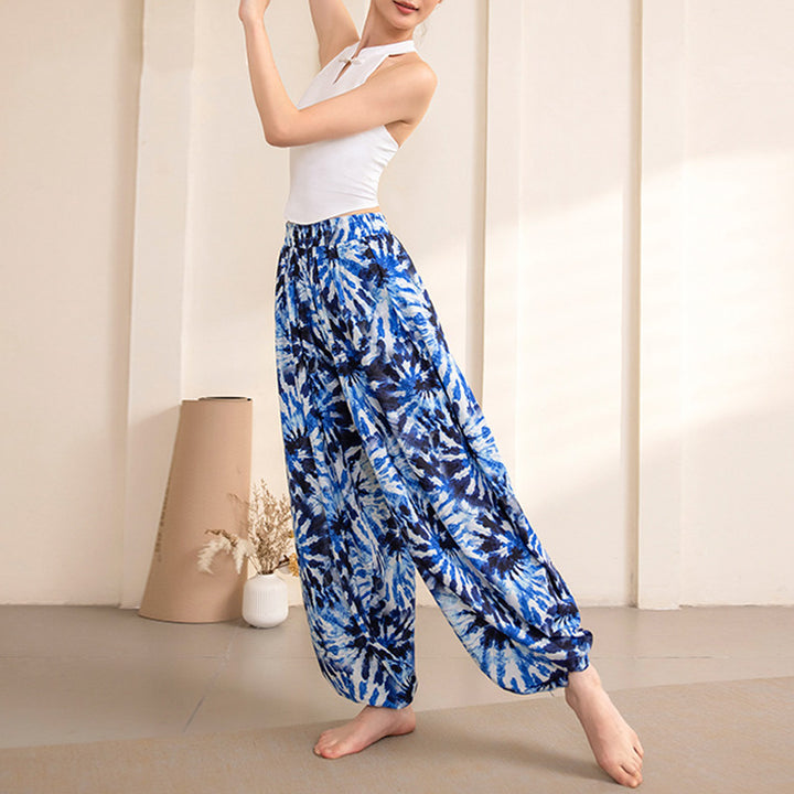 Spodnie do jogi damskie z prostym wzorem w Buddha Stones , sportowe, fitnessowe i do jogi - image 11