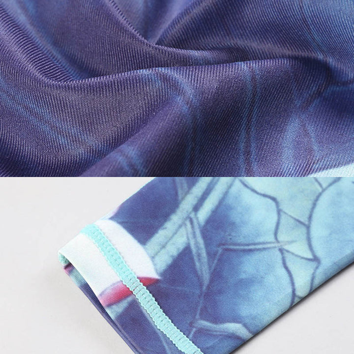 Buddha Stones, kwiaty lotosu, nadruk, spodnie, sportowe, fitness, legginsy, damskie, spodnie do jogi - image 17