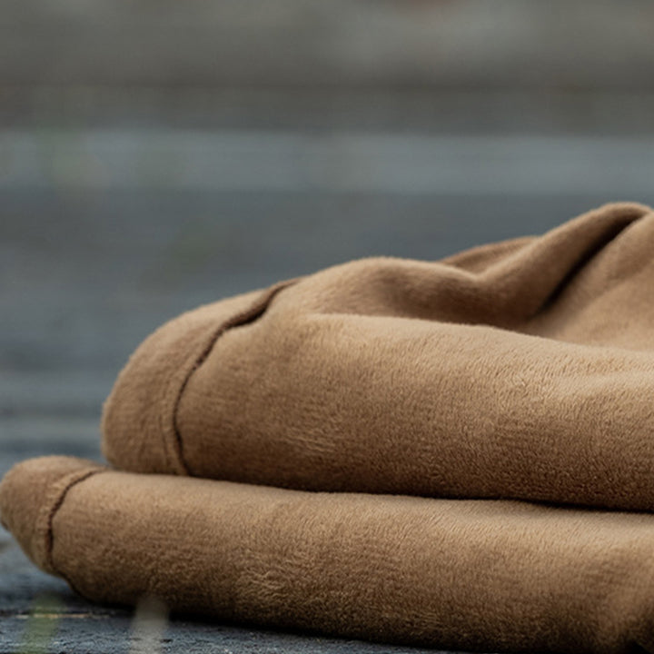 Spodnie z bawełny i lnu z motywem tie-dye z motywem Buddha Stones , luźne spodnie damskie do jogi z kieszeniami - image 7