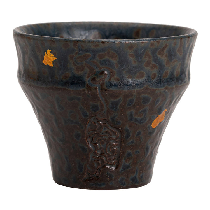 Buddha Stones Mała Ceramiczna Filiżanka Do Herbaty Kung Fu Styl Vintage 50ml