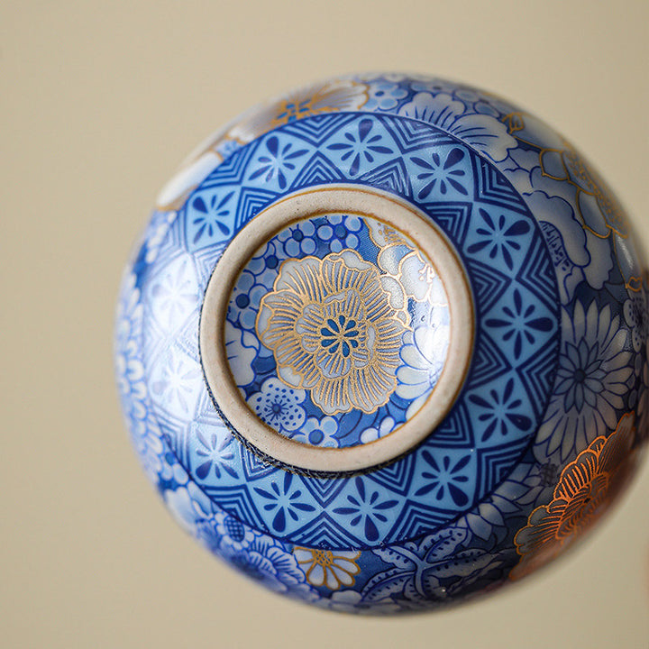 Buddha Stones Lotos Chryzantema Kwiat Śliwy Filiżanka Kung Fu Filiżanka do herbaty Czajnik