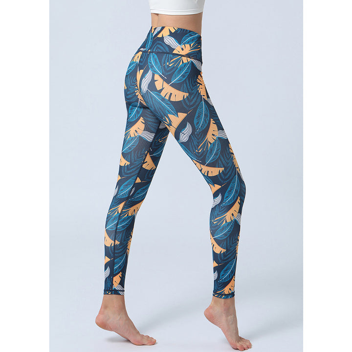 Spodnie do jogi z nadrukiem Buddha Stones , legginsy sportowe, fitness, joga, damskie, z wysokim stanem - image 14