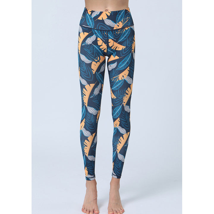 Spodnie do jogi z nadrukiem Buddha Stones , legginsy sportowe, fitness, joga, damskie, z wysokim stanem - image 12