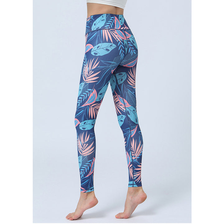 Spodnie do jogi z nadrukiem Buddha Stones , legginsy sportowe, fitness, joga, damskie, z wysokim stanem - image 17