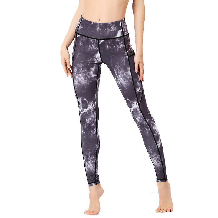 Buddha Stones Kolorowe Spodnie Nadruk Sportowe Ćwiczenia Fitness Legginsy Damskie Spodnie Do Jogi - image 11