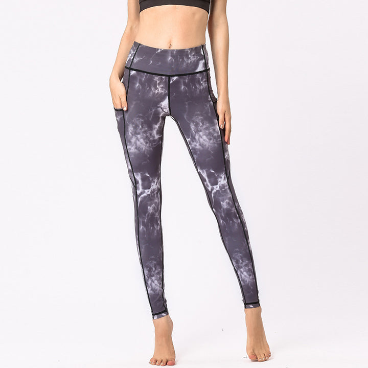 Buddha Stones Kolorowe Spodnie Nadruk Sportowe Ćwiczenia Fitness Legginsy Damskie Spodnie Do Jogi - image 6