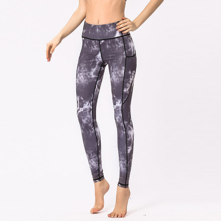 Buddha Stones Kolorowe Spodnie Nadruk Sportowe Ćwiczenia Fitness Legginsy Damskie Spodnie Do Jogi - image 9
