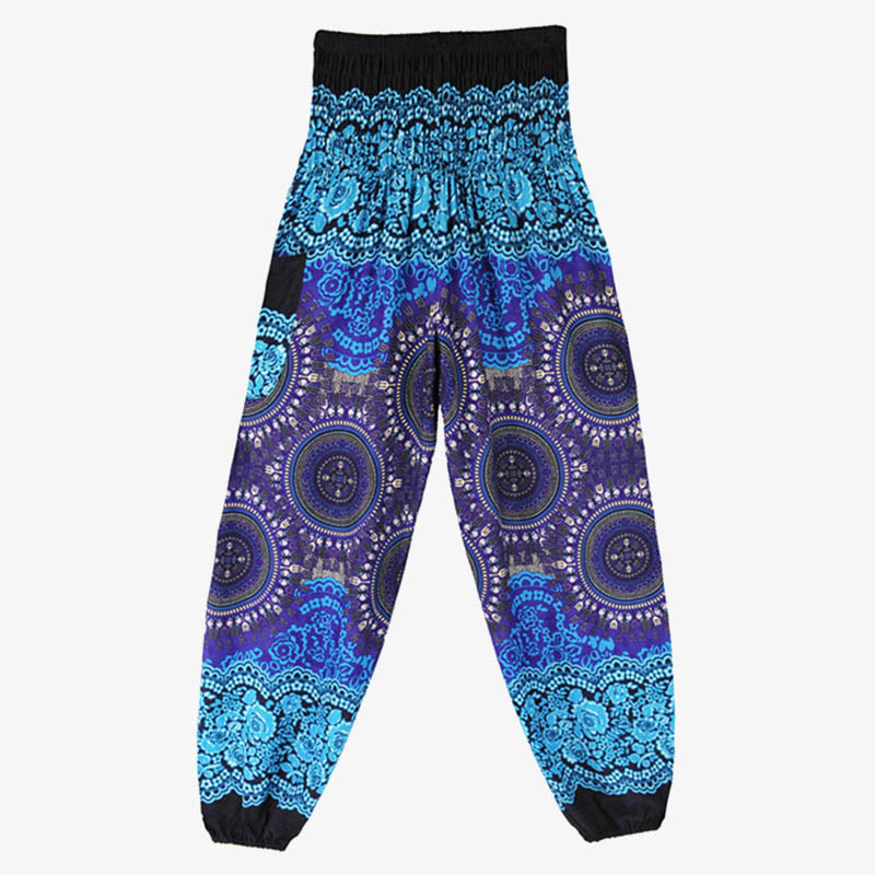 Spodnie do jogi damskie Boho Loose Harem z Buddha Stones - image 17