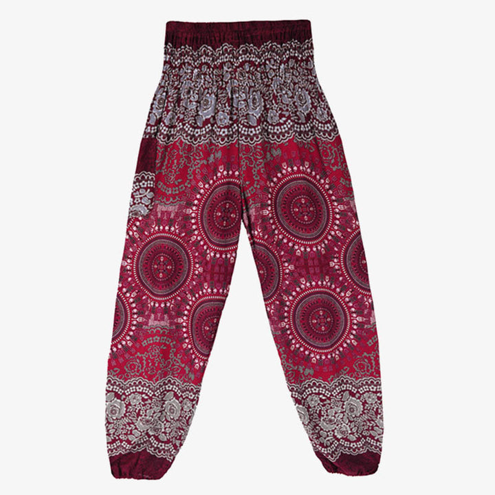 Spodnie do jogi damskie Boho Loose Harem z Buddha Stones - image 27