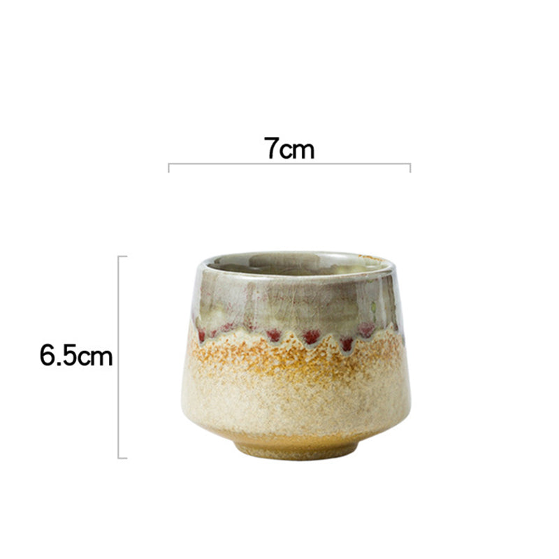 Buddha Stones Retro Kiln Change Ceramiczny kubek do kawy Herbata Espresso Filiżanka do kawy 200ml