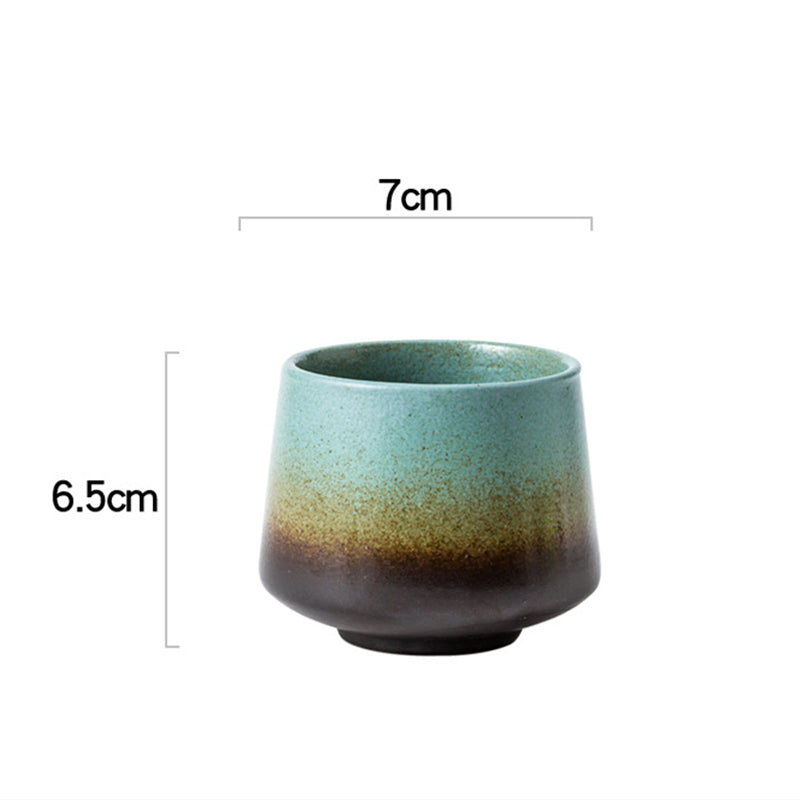Buddha Stones Retro Kiln Change Ceramiczny kubek do kawy Herbata Espresso Filiżanka do kawy 200ml